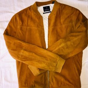Scotch & Soda Burnt Orange Suede Jacket